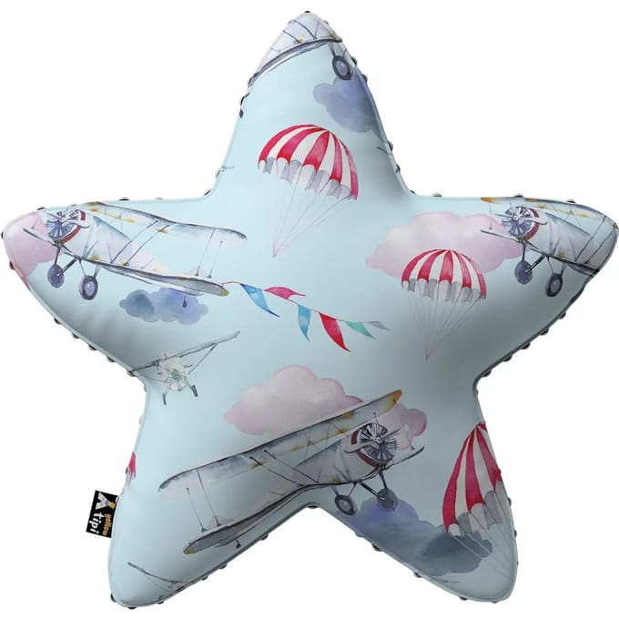 Kussen met minky Yellow Tipi Lucky Star Magic Collection