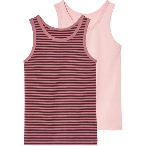 LUPILU 2 kinder hemden (Roze, 122/128)