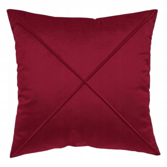 Decoratieve Kussenhoes Velours Bordeaux 45x45 cm