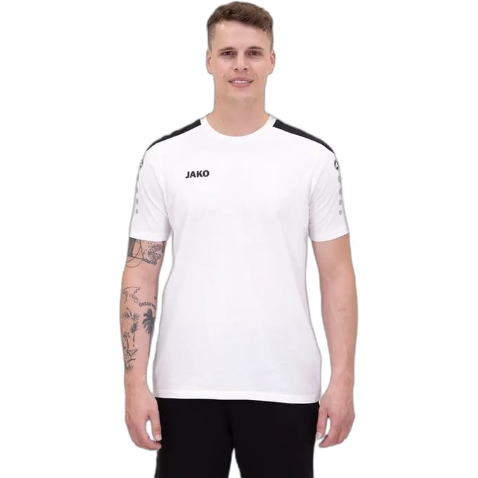 Jako Power T-Shirt Heren - Wit | Maat: S