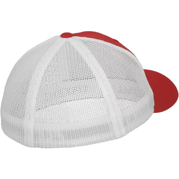 Flexfit Cap Mesh Trucker 2-Tone Red/White-S/M