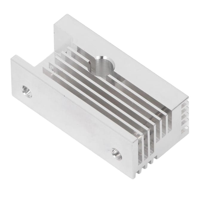 Heet Einde Koellichaam Aluminiumlegering Koelblok 41x20x13mm Extruder Koellichaam Vervanging voor Ender 3 gray