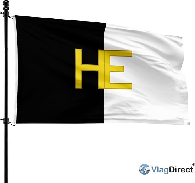 Hechtelse vlag - Gemeente Hechtel-Eksel vlag - 90 x 150 cm.