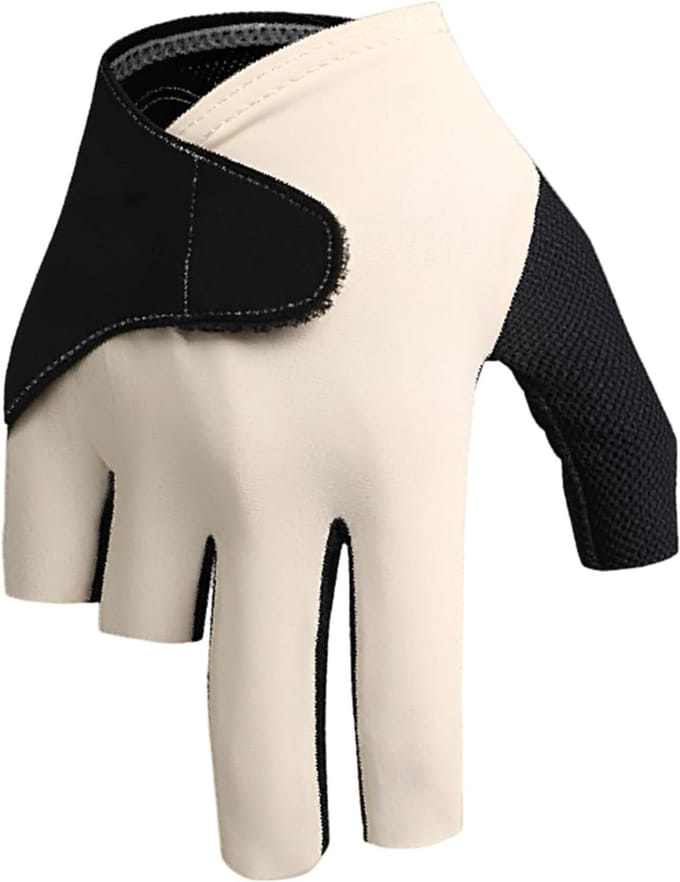Biljarthandschoen - Poolhandschoen - Soepel Spel - Antislip Palm - 9 cm breed - Beige