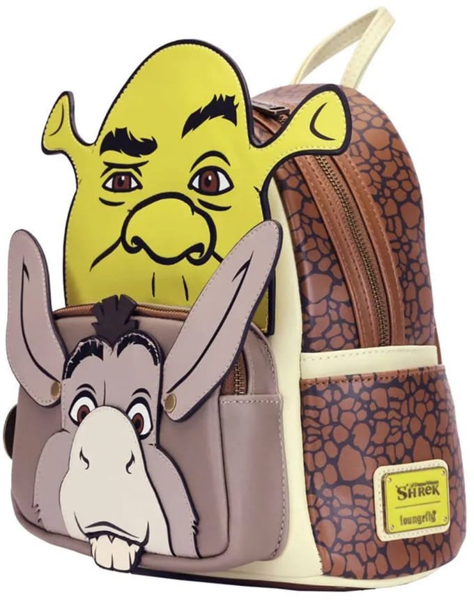 Dreamworks Loungefly Mini Backpack Shrek & Donkey Cosplay