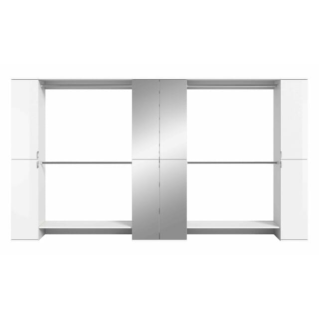 Projectxcombinatie wit hoogglans wit NB - 37x341x191cm