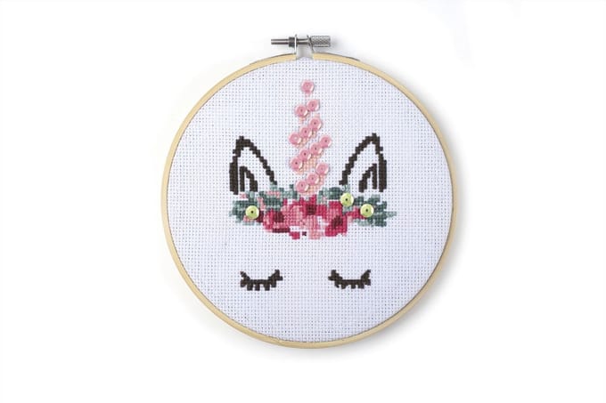 Graine Borduurpakket 15,5 cm Unicorn