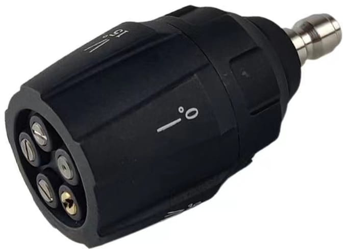 5-in-1 hogedruk spuitmond – 1/4" snelkoppeling, 0° 15° 25° 40°