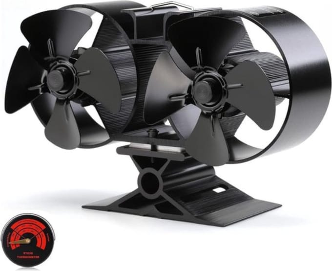 Houtkachel Ventilator - Haardventilator - Kachelventilator - Warmteventilator