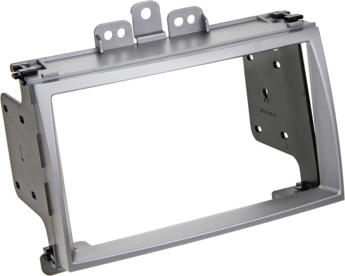 2-DIN Paneel geschikt voor Hyundai I20 (PB) 2009-2012 | Kleur: Zilver