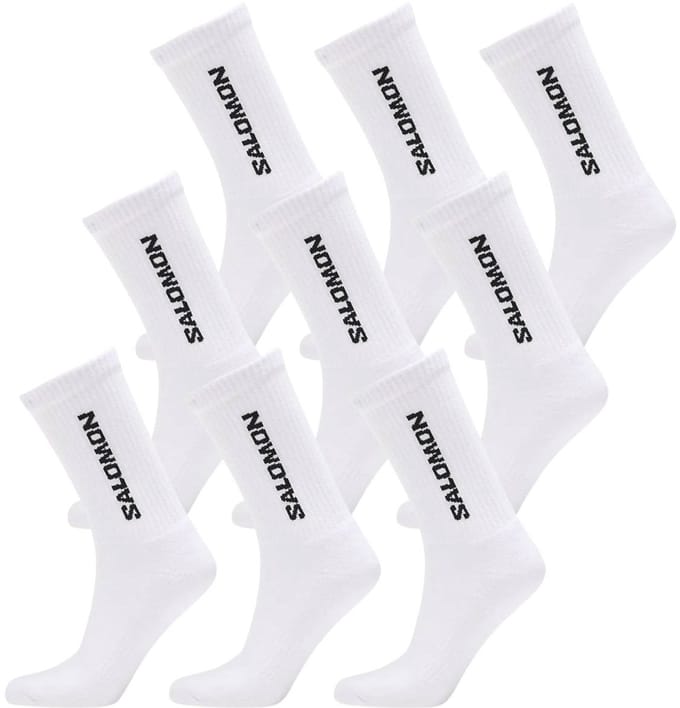 Salomon - Everyday Crew Socks | 9-Pack | Sokken | Maat S / 36-38 - Wit