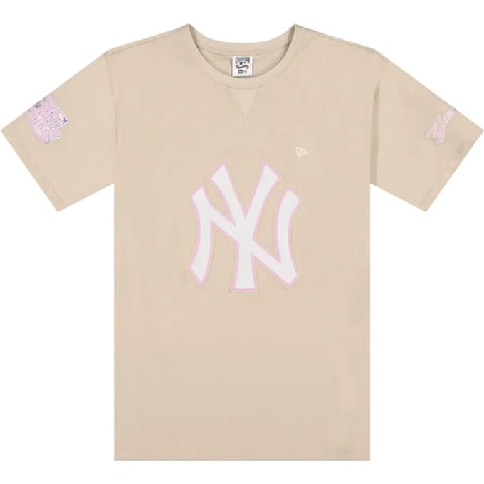 New Era New York Yankees Ws Os T-shirt Beige