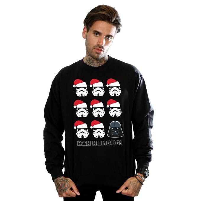 Star Wars Heren Kerstmis Humbug Sweatshirt (Zwart)