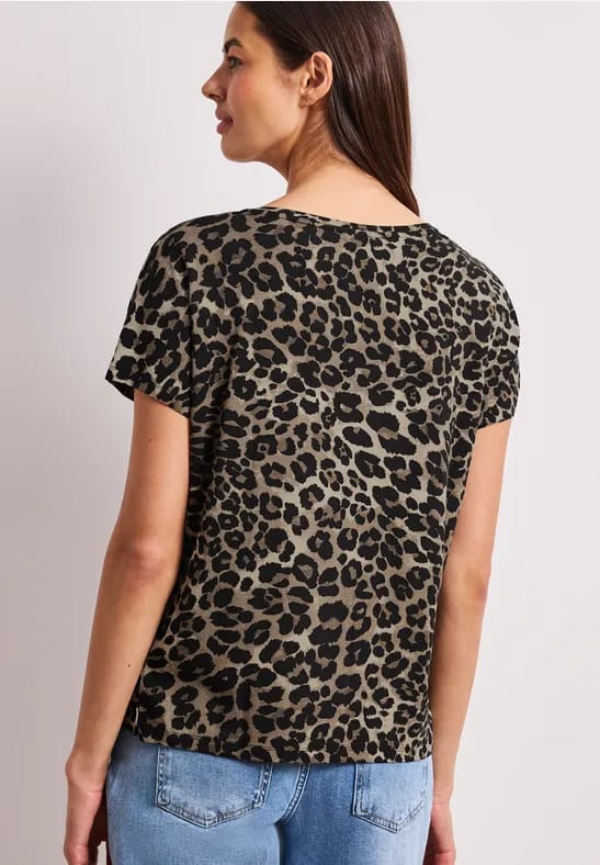 Shirt met leopatroon