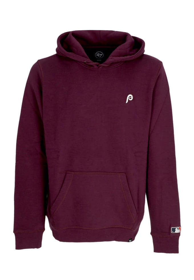 Mannen hoodie Mlb Base Runner Emb Burnside Hoodie Phiphi Plum