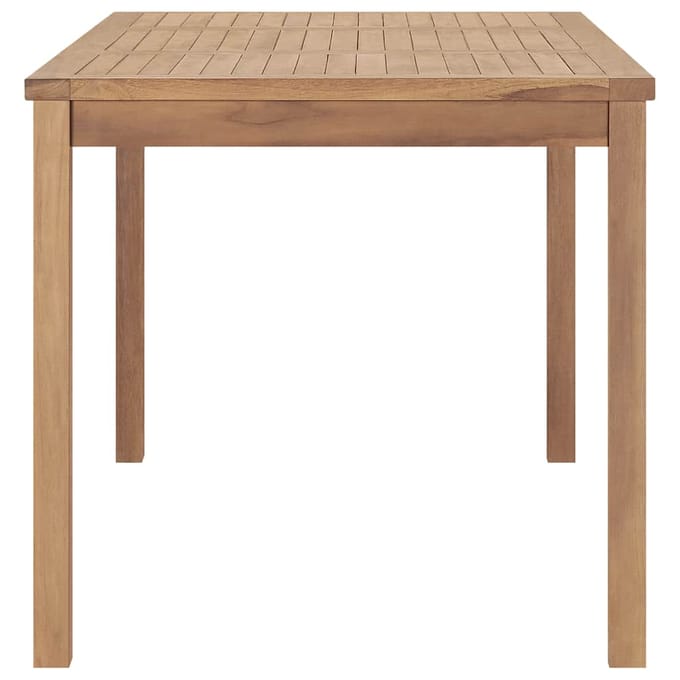 vidaXL - Tuintafel - 160x80x77 - cm - massief - teakhout