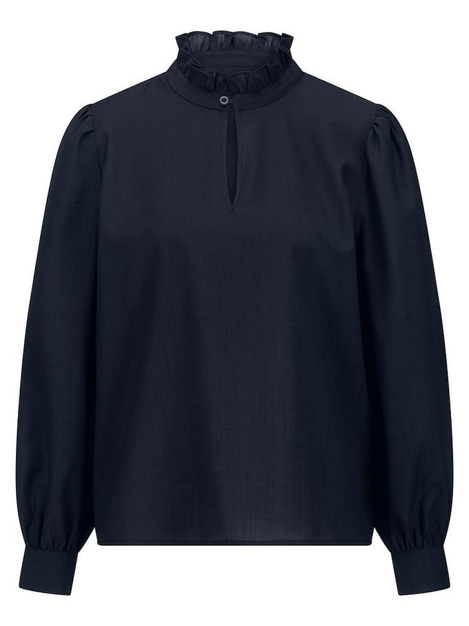 Blouse Van Peter Hahn blauw