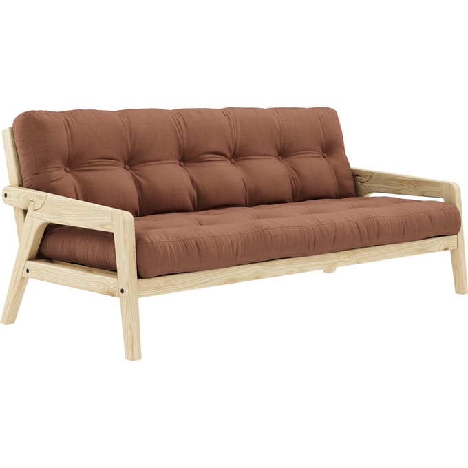 Karup Grab Slaapbank - 759 Clay Brown - 101ClearLacquered