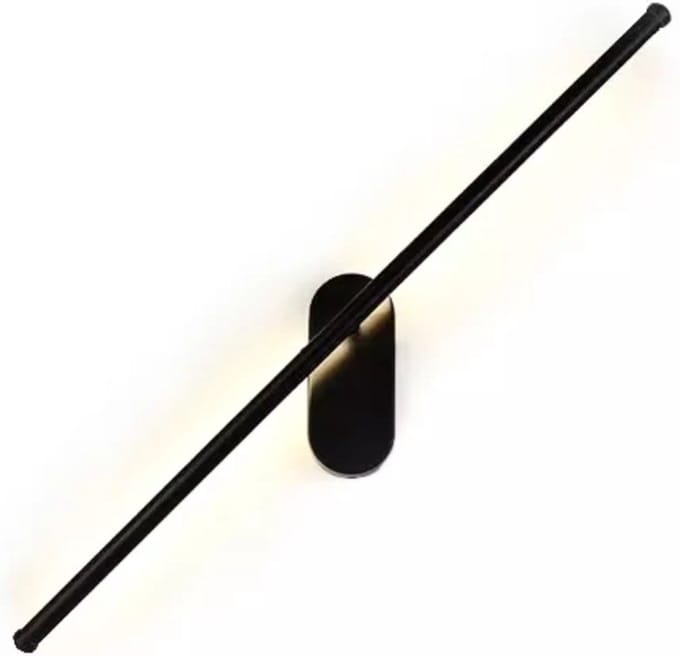 TooLight Elegante LED-wandlamp - Zwart - 92,5 x 7,5 cm - Neutrale verlichting