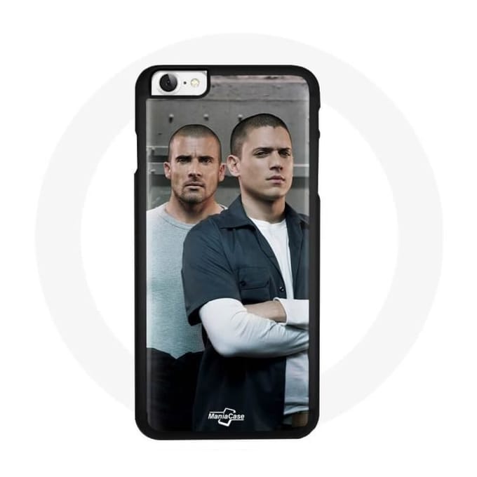 Coque - MANIACASE - Iphone 5 - Souple - Noir - Prison Break