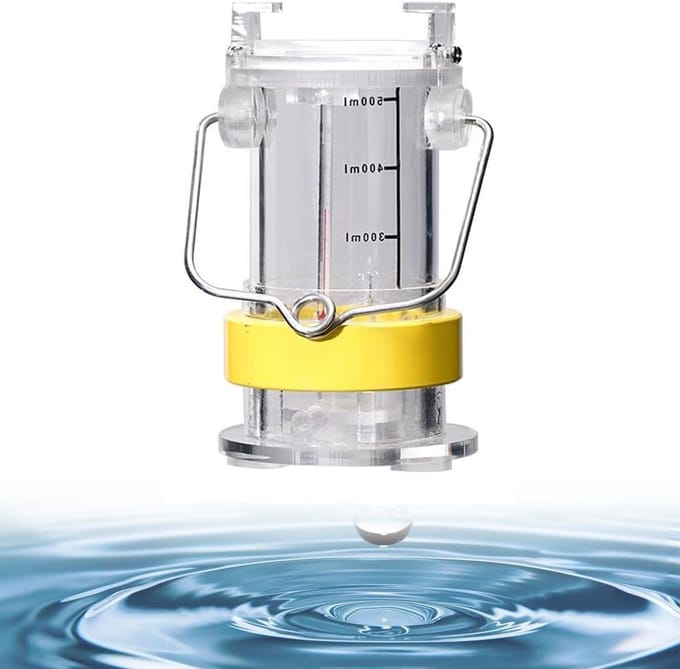 Water Sampling Dipper - Water Sampler - Water Kwaliteit Testen - Verstelbare Swing Sampler - 0.66 Gallon - Silver