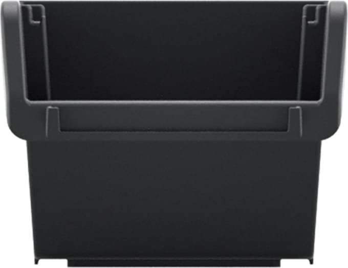 Kistenberg Stapelbak maat 1 - 115x80x60 mm - zwart