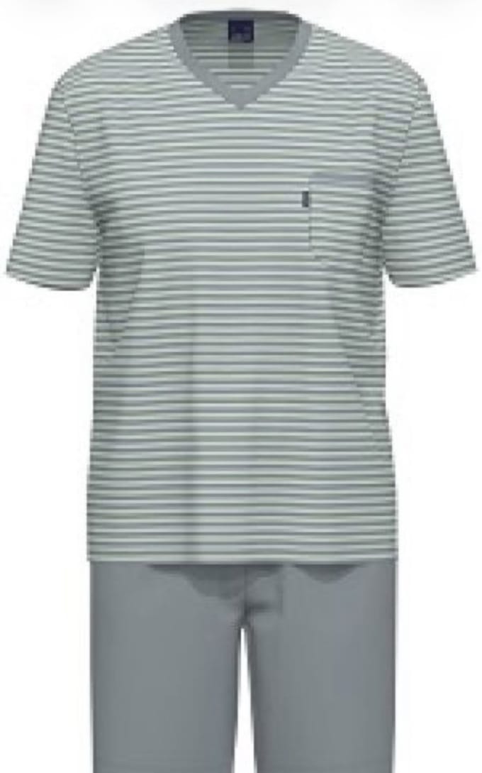 Ammann-herenpyjama korte broek-31205-M