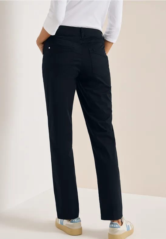 Broek met gewassen look