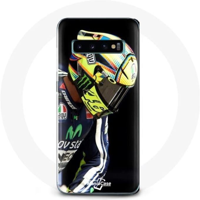 Case voor Samsung Galaxy s10 edge Valentino Rossi motorfietssnelheidsbestuurder