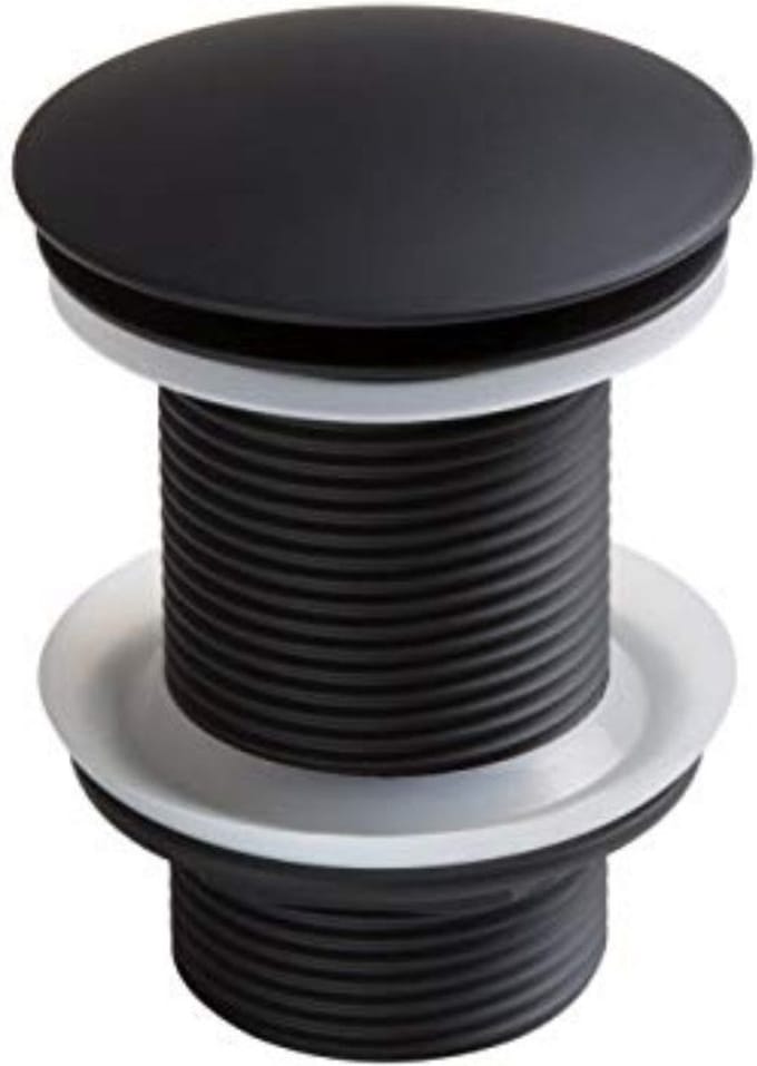 Steinbach Click-Clack Waste Mat Zwart Ø66