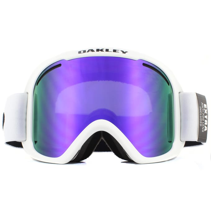 Oakley Skibril O Frame 2.0 Pro XL OO7112-03 Matte Wit Violet Iridium & Persimmon