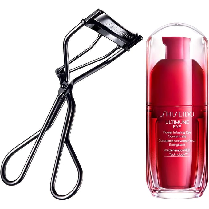 Shiseido Eyelash Curler & Ultimune Power Infusing Eye Concentrate 3.0 Bundle