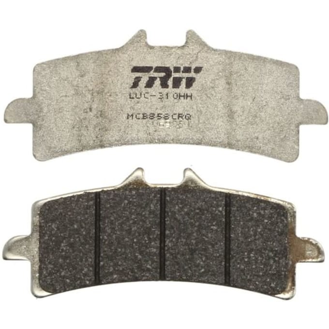 Remblokset TRW MCB858CRQ zonder typegoedkeuring