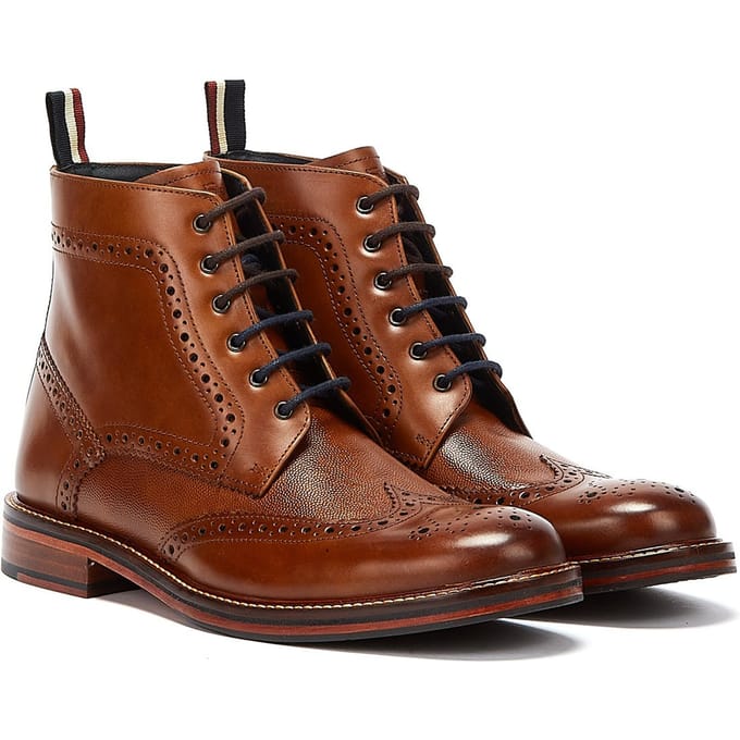 Ben Sherman Alfred Brogue Heren Tan Laarzen