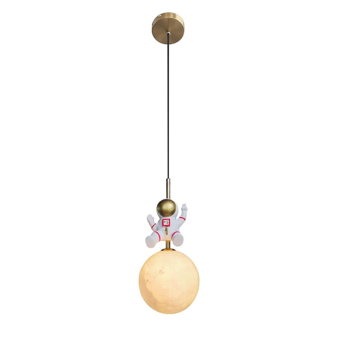 Lampe Suspendue Astronaute 1 E27 Blanc Milagro Ml1721