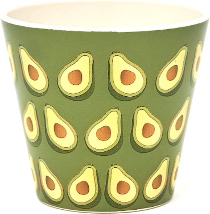 Quy Cup - 90ml Ecologische Reis Beker - Espressobeker “Avo - Avocado”