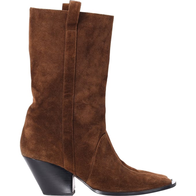 Zimmermann Texano Cowboylaarzen in Bruin Suède
