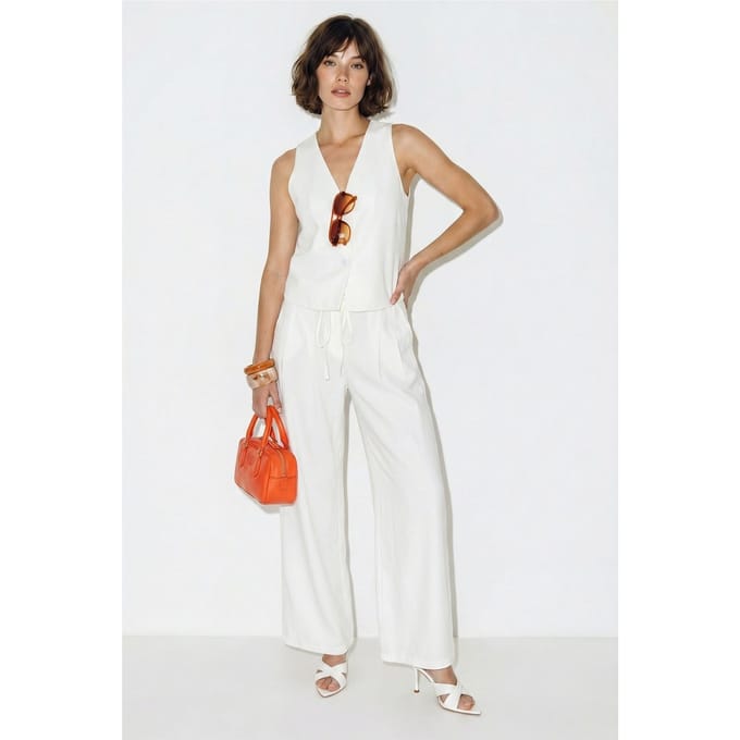 Katoenen Vest en Wijde Broek Set