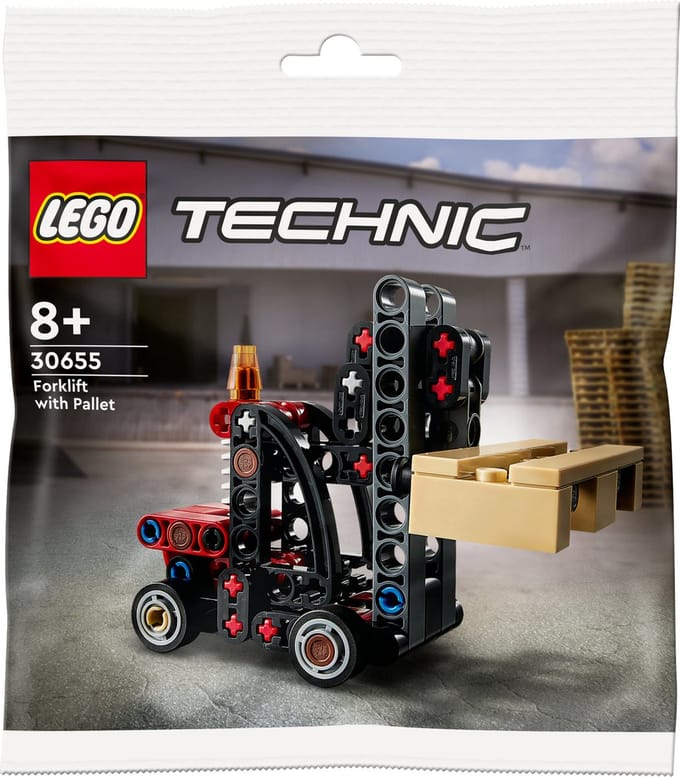 LEGO Technic Forklift with pallet, Bouwpakket, 8 jaar, 78 stuk(s)