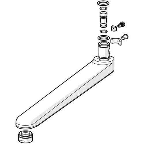Hansa Medica - Uitloop compleet, 235 mm 59910417