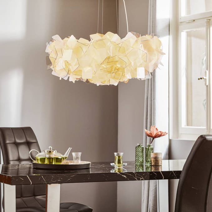 Slamp Clizia hanglamp, Ø 78 cm, fumé