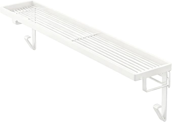 Radiator Plank - Strijkijzer Organizer - Ruimte Besparen - Zonder Boren - 50 x 12 x 7 cm - Wit