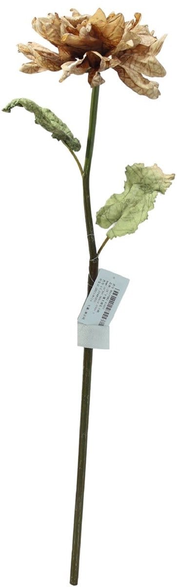 Kunstbloem dahlia 66cm beige