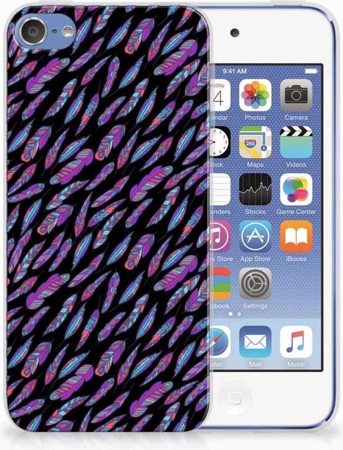 Apple iPod Touch 5 | 6 TPU bumper Feathers Color