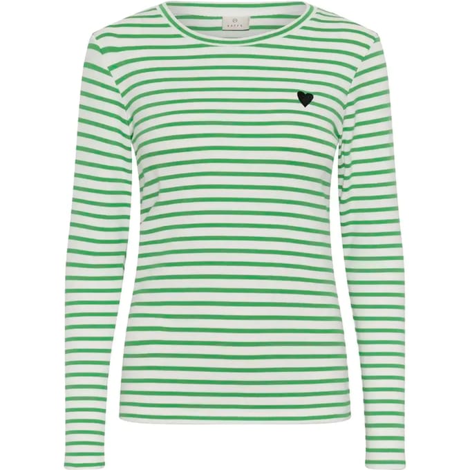 Dames-T-shirt met lange mouwen KAFFE Liddy