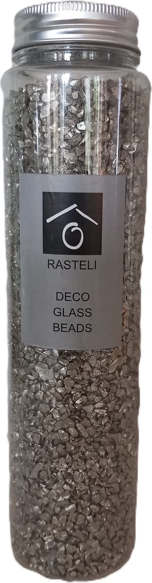 Rasteli - Decoratief zand - zilver - D5 x H20 cm