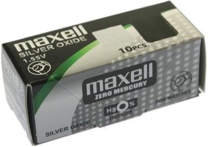 Maxell 399 SR927W Zilveroxide Knoopcel Batterij 10 Stuks