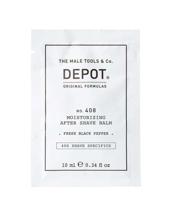 Depot, 400 Scheer Specifieke Items Nee. 408, Verse Zwarte Peper, Hydraterend, Aftershave Balsem, 10 ml