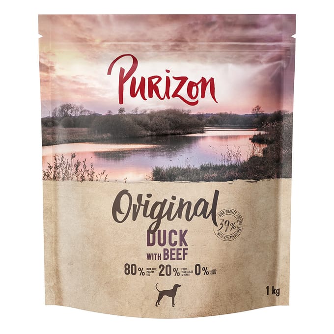 1kg Purizon Eend met Rund Adult Honden Droogvoer