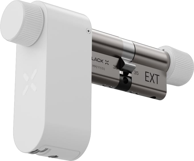 Black X - Smart Lock - 35/35mm - 45/45mm - wit